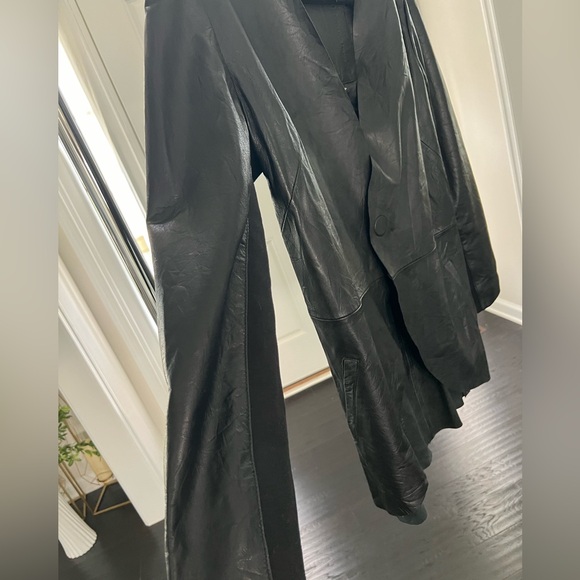 Black Cigno Nero Leather Jacket - Picture 3 of 7